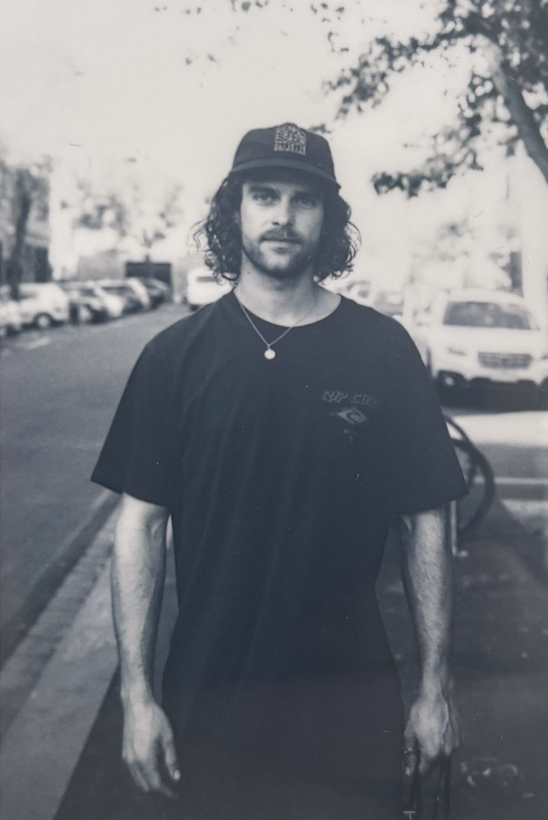 Gregory Waite standing in the street